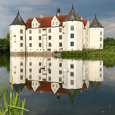 Ferienwohnung Skowronek Am Kurpark Glücksburg Exterior foto